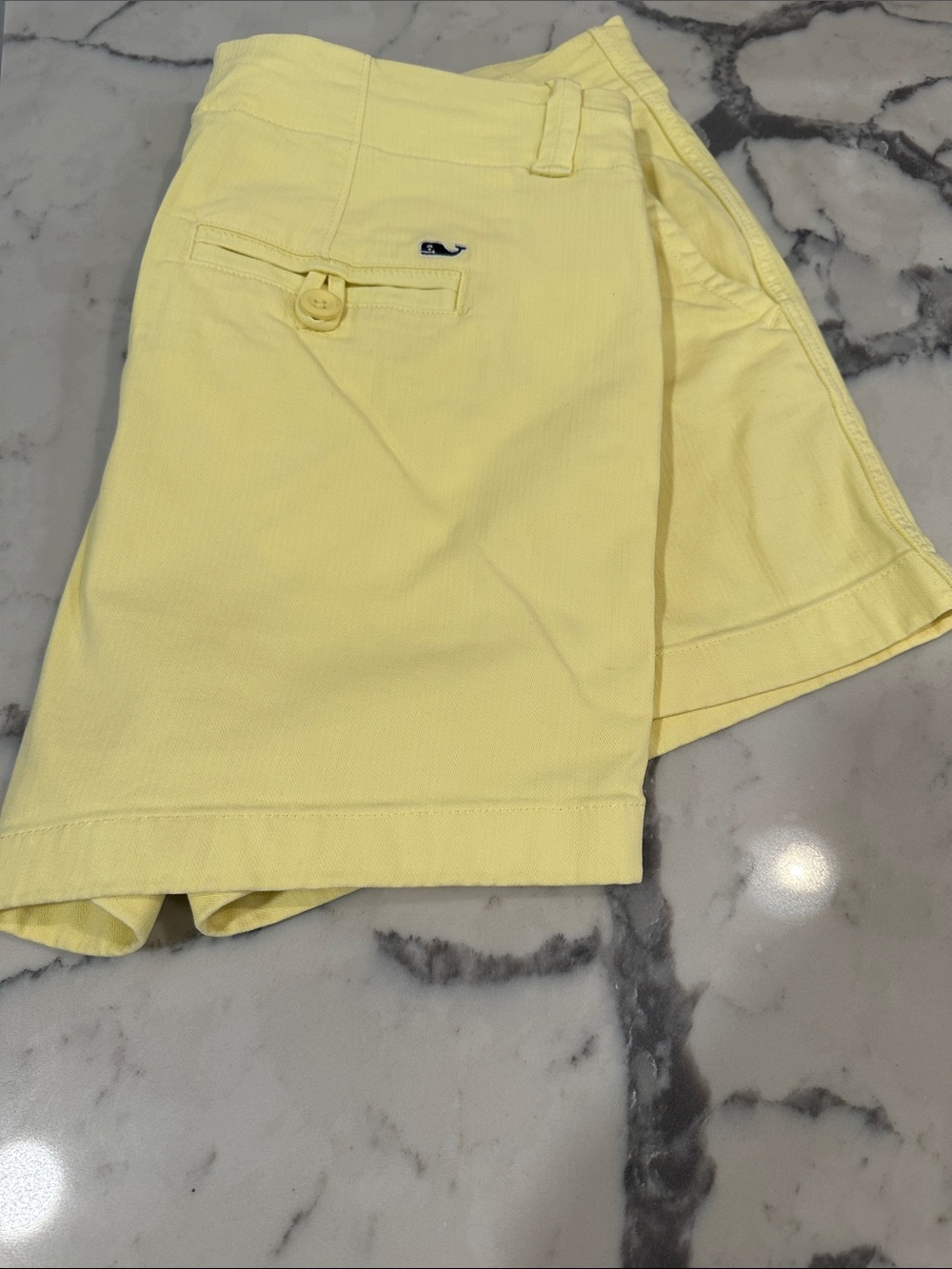 Vineyard Vines White Flat Front Chino Shorts